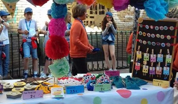 Programa «Aprendiendo a emprender» en el CEIP «Reino de Aragón», de La Puebla de Alfindén.