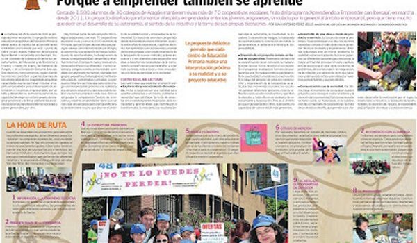 «A emprender también se aprende» (Heraldo Escolar, mayo de 2016) «A emprender también se aprende» (Heraldo Escolar, mayo de 2016)