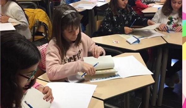 Taller de publicidad (Colegio «Santa Ana», de Fraga)