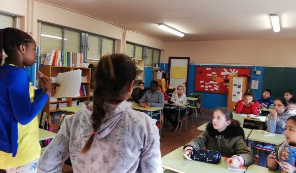 Presentación del Taller de Marca y Logotipo (CEIP «Ramiro Solans», de Zaragoza)